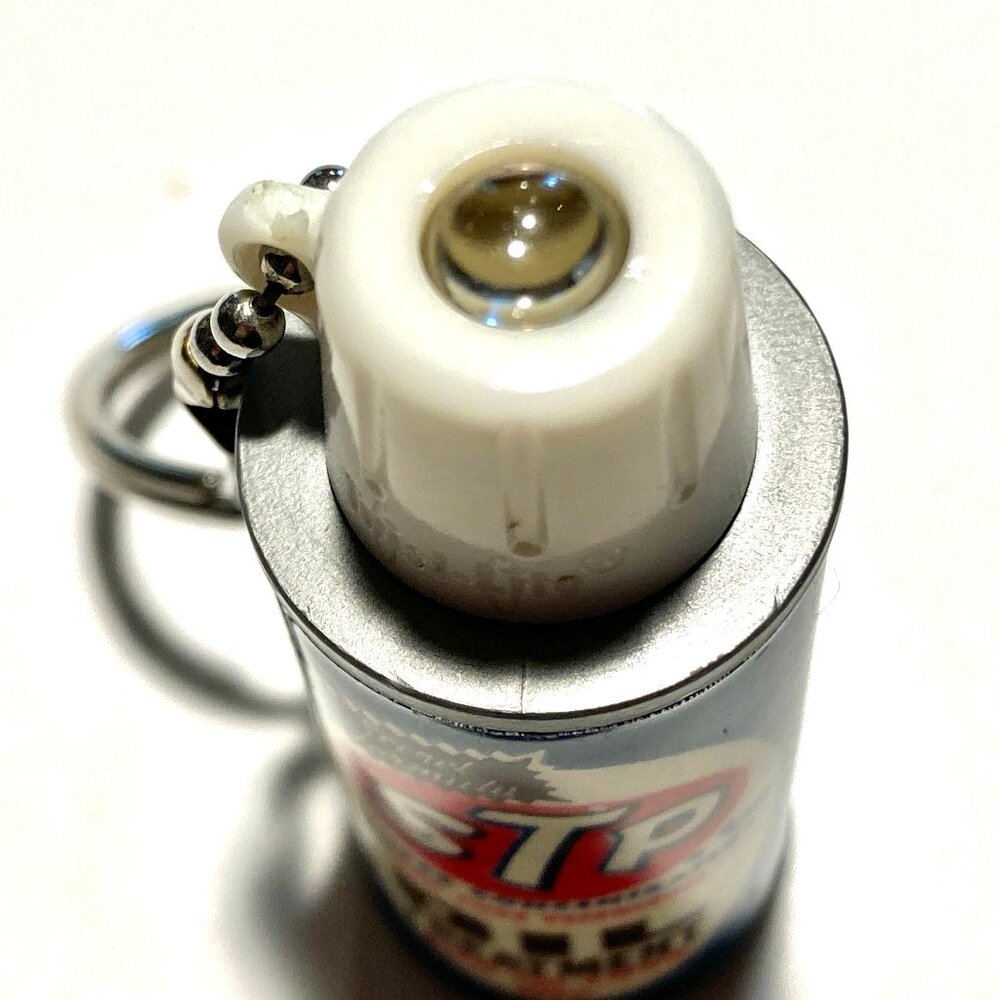 STP Oil Treatment Key Chain w Penlight, ca 1960s - Picture 6 of 6